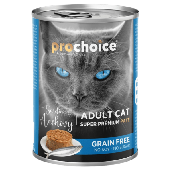 Prochoice Adult Cat Sardine & Anchovy Pate - 400g