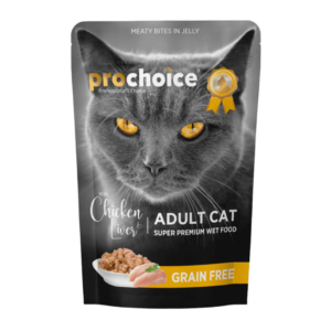 Prochoice Adult Cat Chicken and Liver Chunks in Jelly - 85g