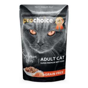 Prochoice Adult Cat Salmon and Liver Chunks in Jelly - 85g