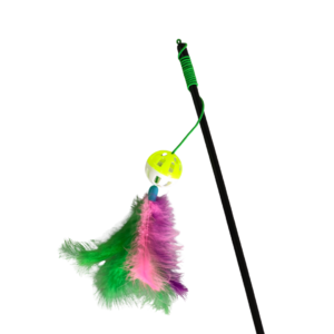 Playing rod - Colourful Feathers