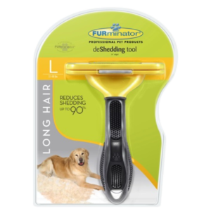 L - Dog deShedding Tool - Long Hair