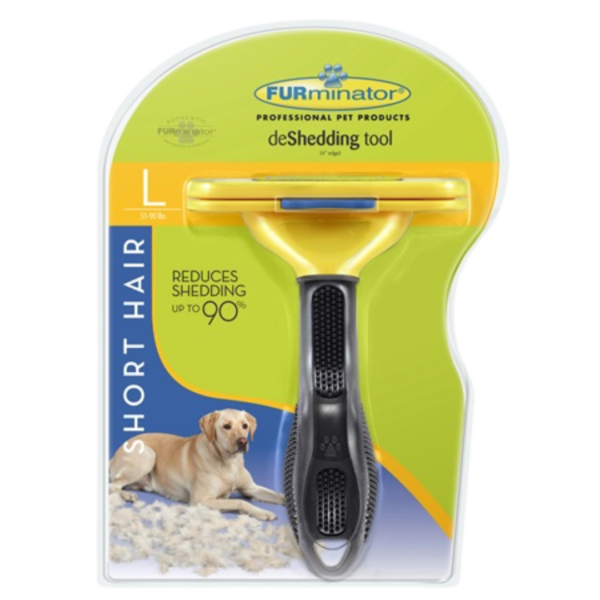 L - Dog deShedding Tool - Short Hair